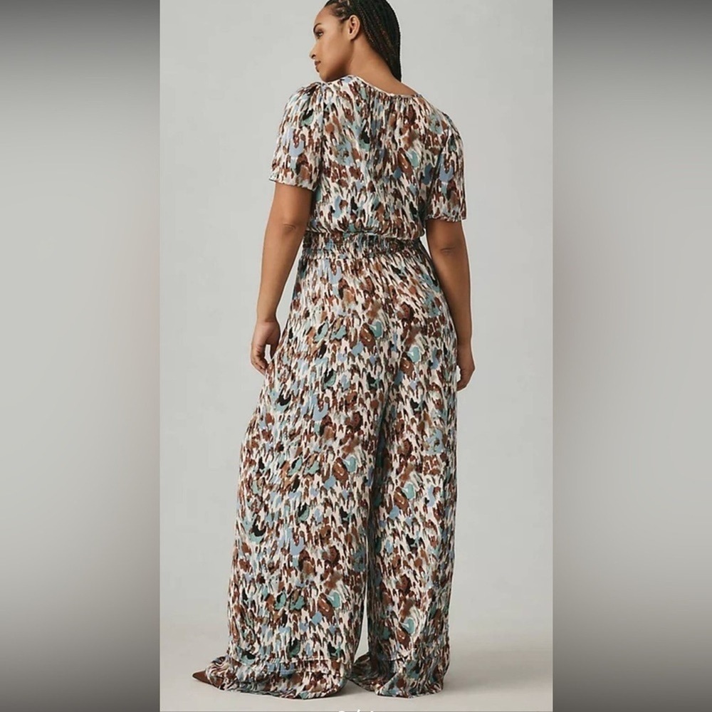 Anthropologie NEW Turquoise Somerset Jumpsuit XST
